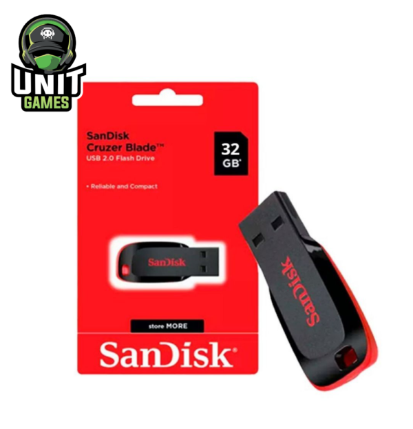 Pendrive SANDISK 32GB Cruze Blaze USB 2.0