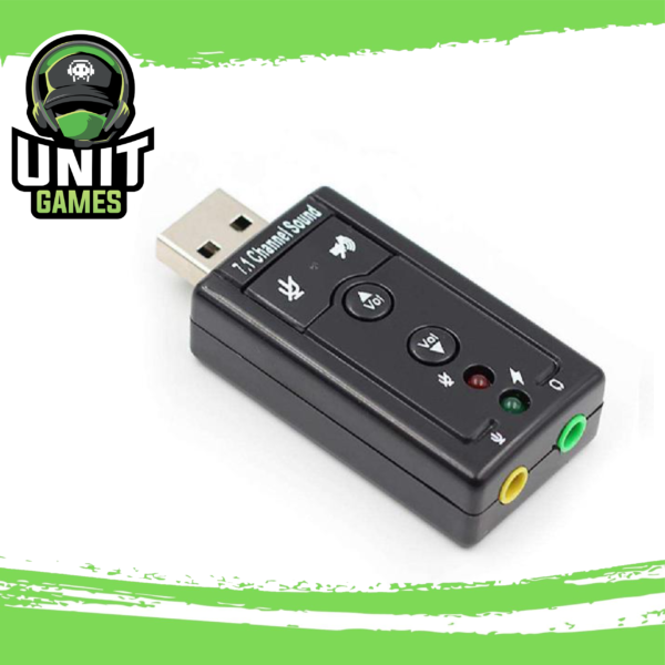 Placa Sonido NETMAK  USB HD 7.1