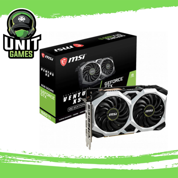 Placa de Video GTX 1660 SUPER VENTUS XS 6G OC DUAL FAN
