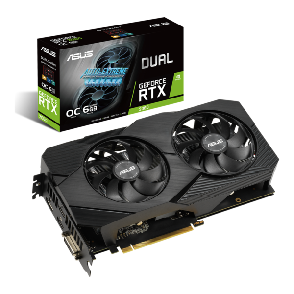 Placa de Video ASUS Dual GeForce RTX 2060 6GB GDDR6 Usada