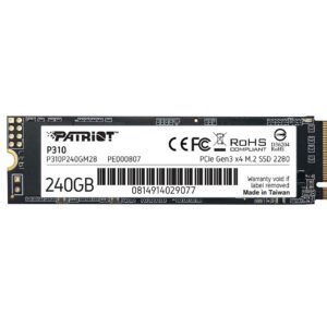 SSD PATRIOT P310 240GB M.2 nvme
