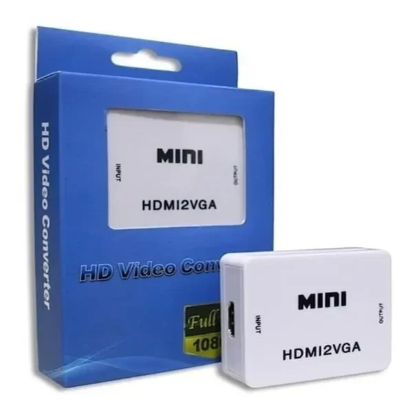Conversor de HDMI a VGA con audio