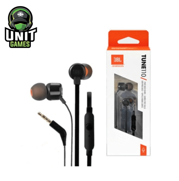 Auriculares JBL TUNE 110 Negro