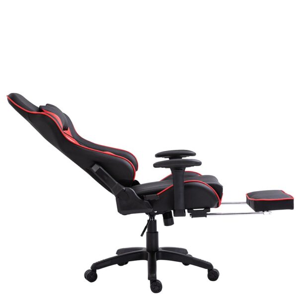 Silla Gamer ROLL AL-1C RED BLACK - Imagen 4