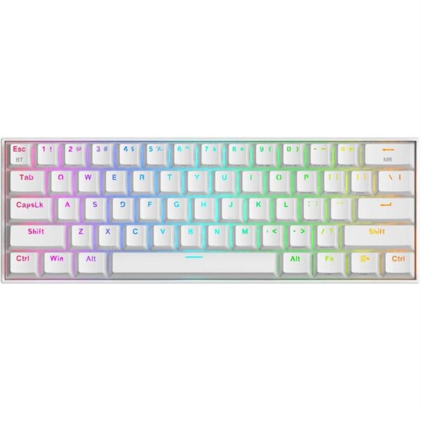 Teclado Mecanico REDRAGON DRACONIC PRO White K530 RGB-Pro Switch Brown - Imagen 2