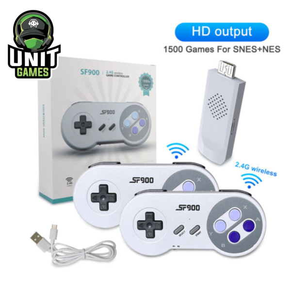Consola Retro Inalambrica SF900 con 1500 Juegos