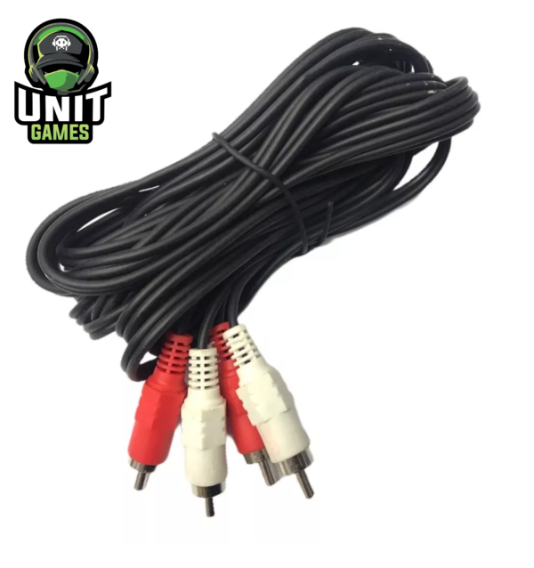 Cable Plug a Plug 3,5 a 2 RCA 1.8Mts