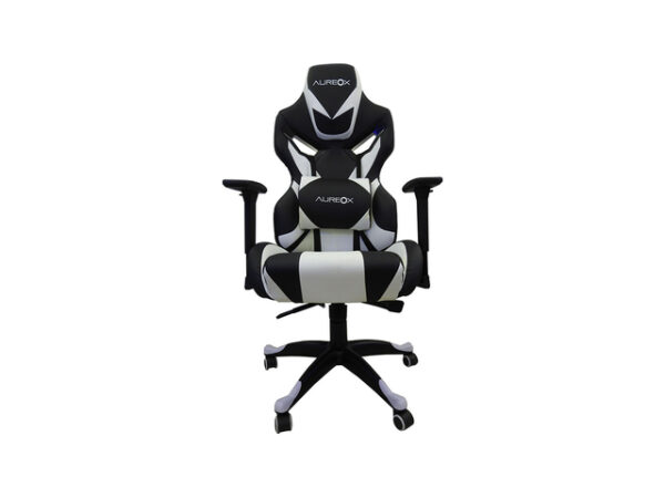 Silla Gamer AUREOX G600 Negro con Blanco - Imagen 2