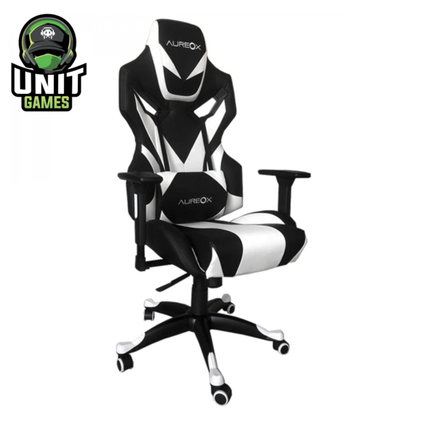 Silla Gamer AUREOX G600 Negro con Blanco