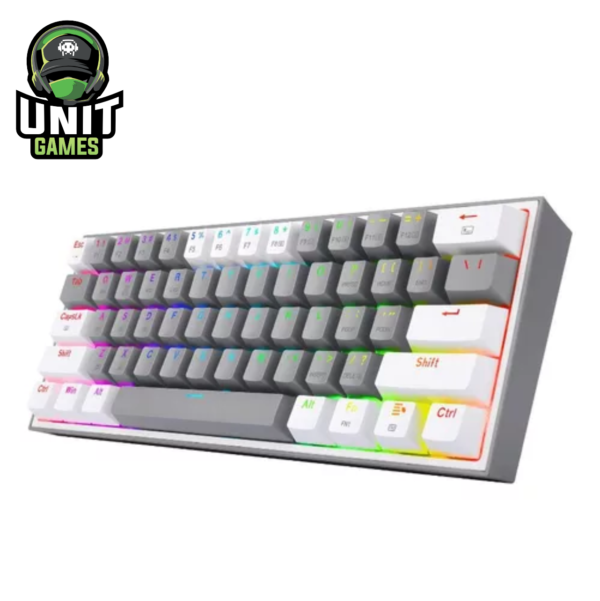 Teclado Mecanico REDRAGON Fizz Pro K616 Grey/White