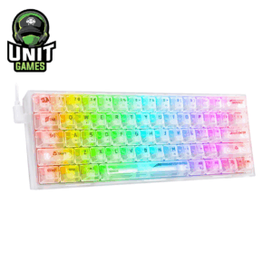 Teclado Mecanico REDRAGON Fizz Transparente
