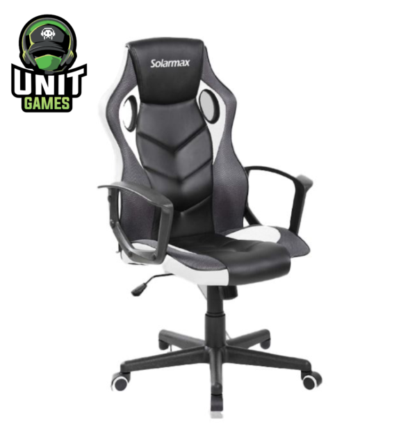 Silla Gamer SOLARMAX SXGC-6001 Blanca y Negra