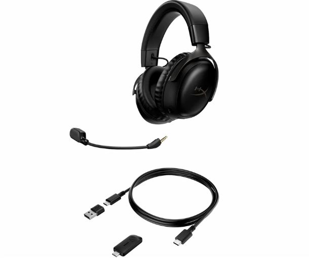 Auriculares HYPERX Cloud III Wireless Black - Imagen 3