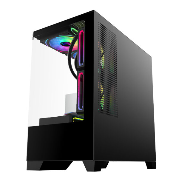 Gabinete RAPTOR Thunder Strike Black - Imagen 4