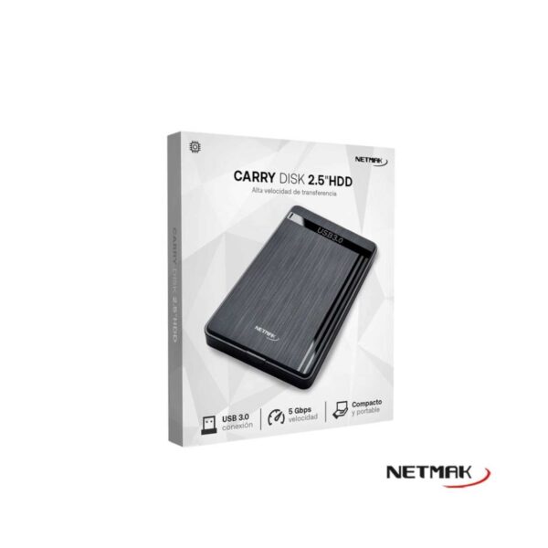 Carry Disk NETMAK HD/SSD USB 2.0 - Imagen 2