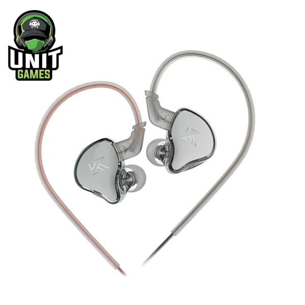 Auriculares In Ear KZ EDCX Plateado Monitoreo Sin Micrófono