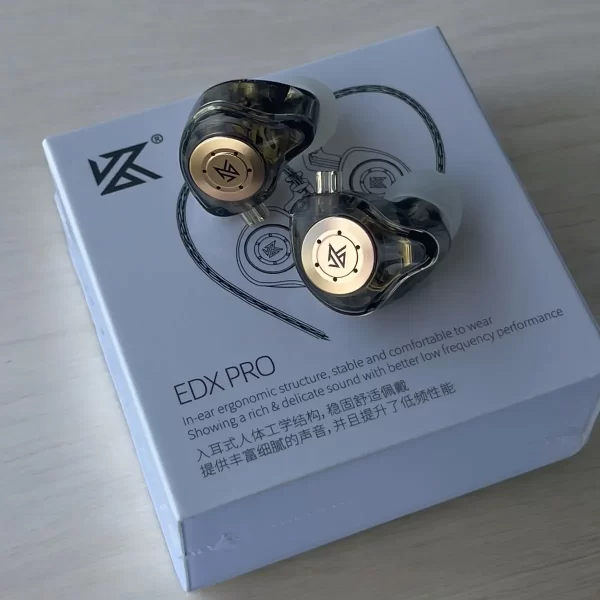Auriculares In Ear KZ EDX PRO Negro Monitoreo Sin Micrófono - Imagen 4