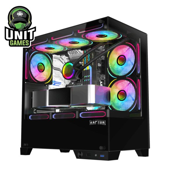 Gabinete RAPTOR Thunder Strike Black