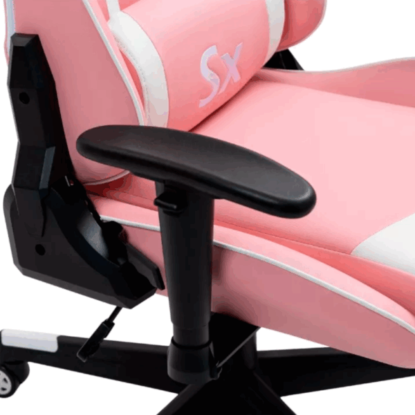 Silla Gamer SOLARMAX SXGC-5001-RS Rosa - Imagen 2