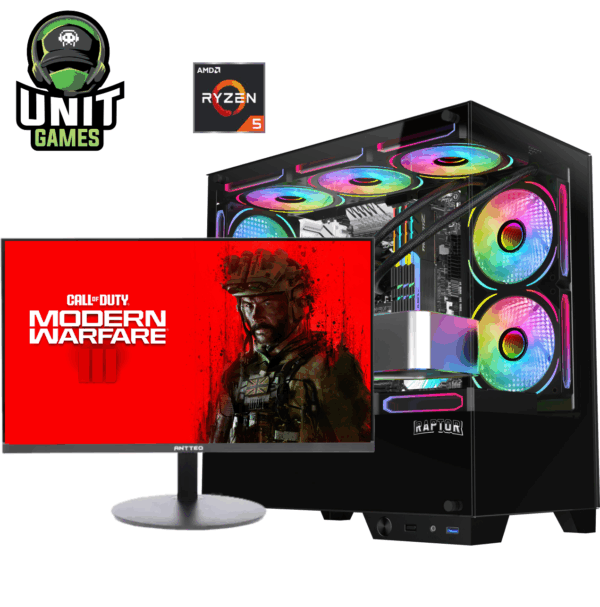 PC Gamers Ryzen 5 5600GT con 16GB y Monitor 22″ 75hz