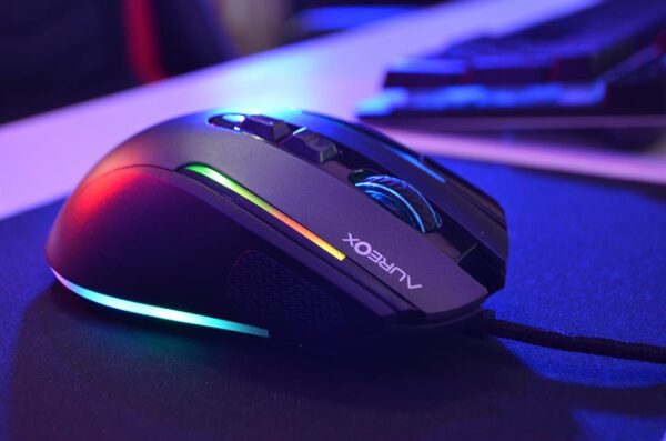 Mouse AUREOX LaserSight Negro - Imagen 2