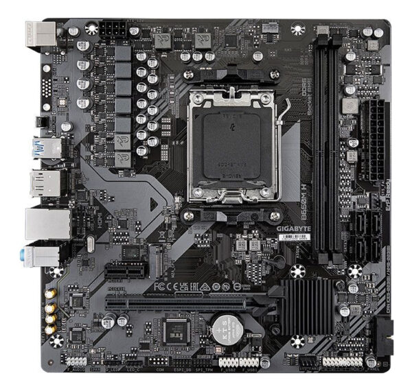 Motherboard GIGABYTE B650M H AM5 - Imagen 2