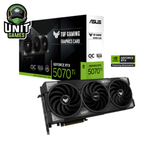 Placa de Video ASUS TUF Gaming RTX 5070ti OC 16GB