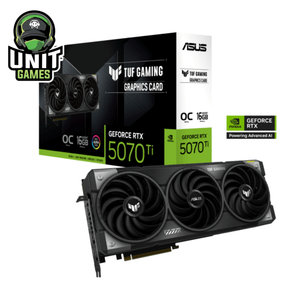 Placa de Video ASUS TUF Gaming RTX 5070ti OC 16GB