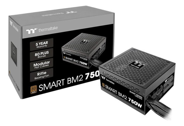Fuente THERMALTAKE Smart BM2 750W 80 Plus Bronze Modular - Imagen 2
