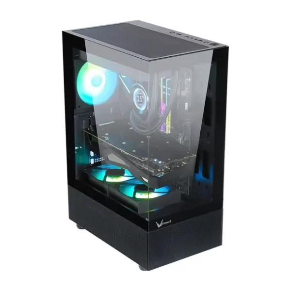 Gabinete FORMULA V Line Crystal  Z1+ Black