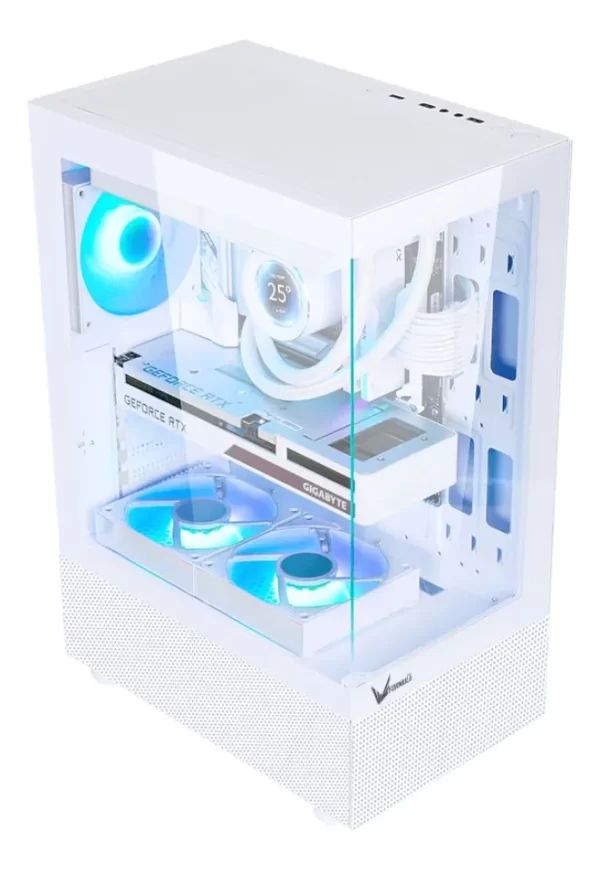 Gabinete FORMULA V Line Crystal Z1+ White - Imagen 3