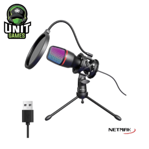 Microfono NETMAK NM-MS786 RGB Streaming USB