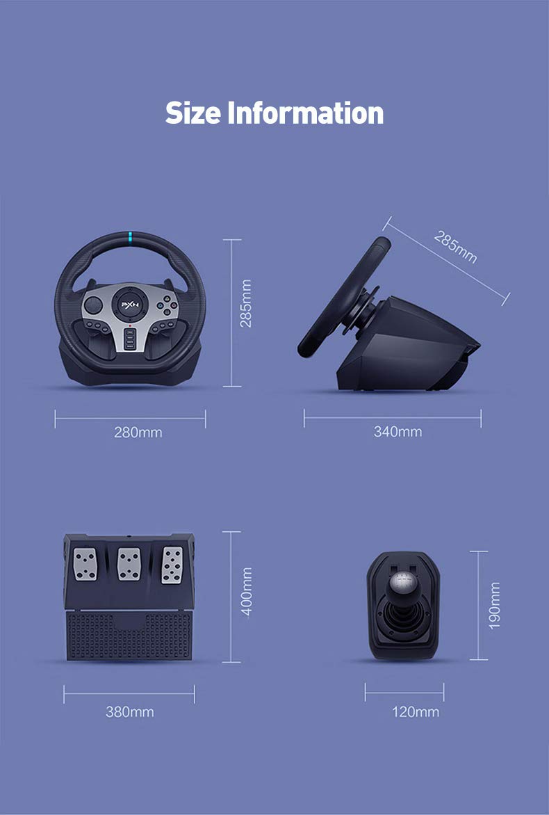 Volante + Palanca PXN V9 - Imagen 6