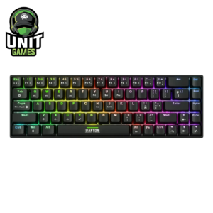 Teclado Mecanico Inalambrico RAPTOR Fireclaw M68 Negro
