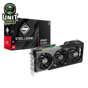 Placa de Video ASROCK Steel Legend Radeon RX 9070XT 16GB