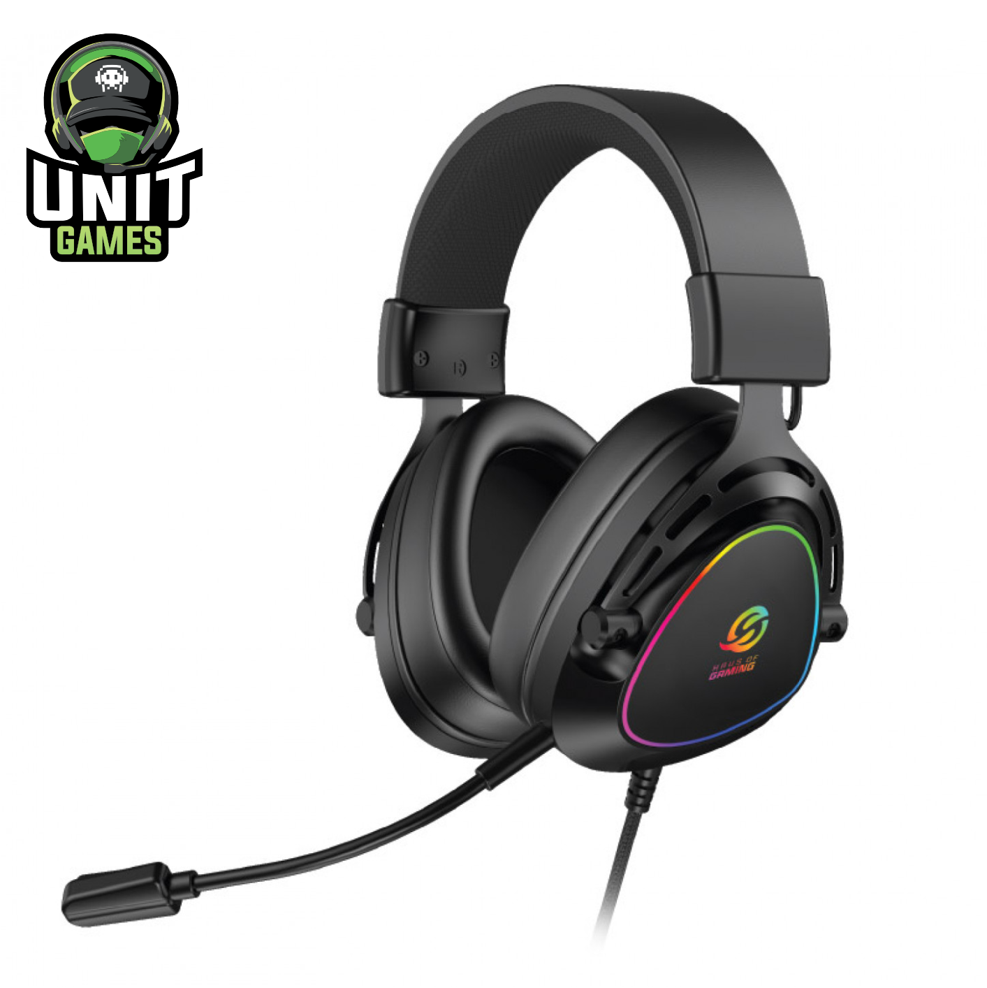 Auriculares SOLARMAX GHS59B RGB Negro