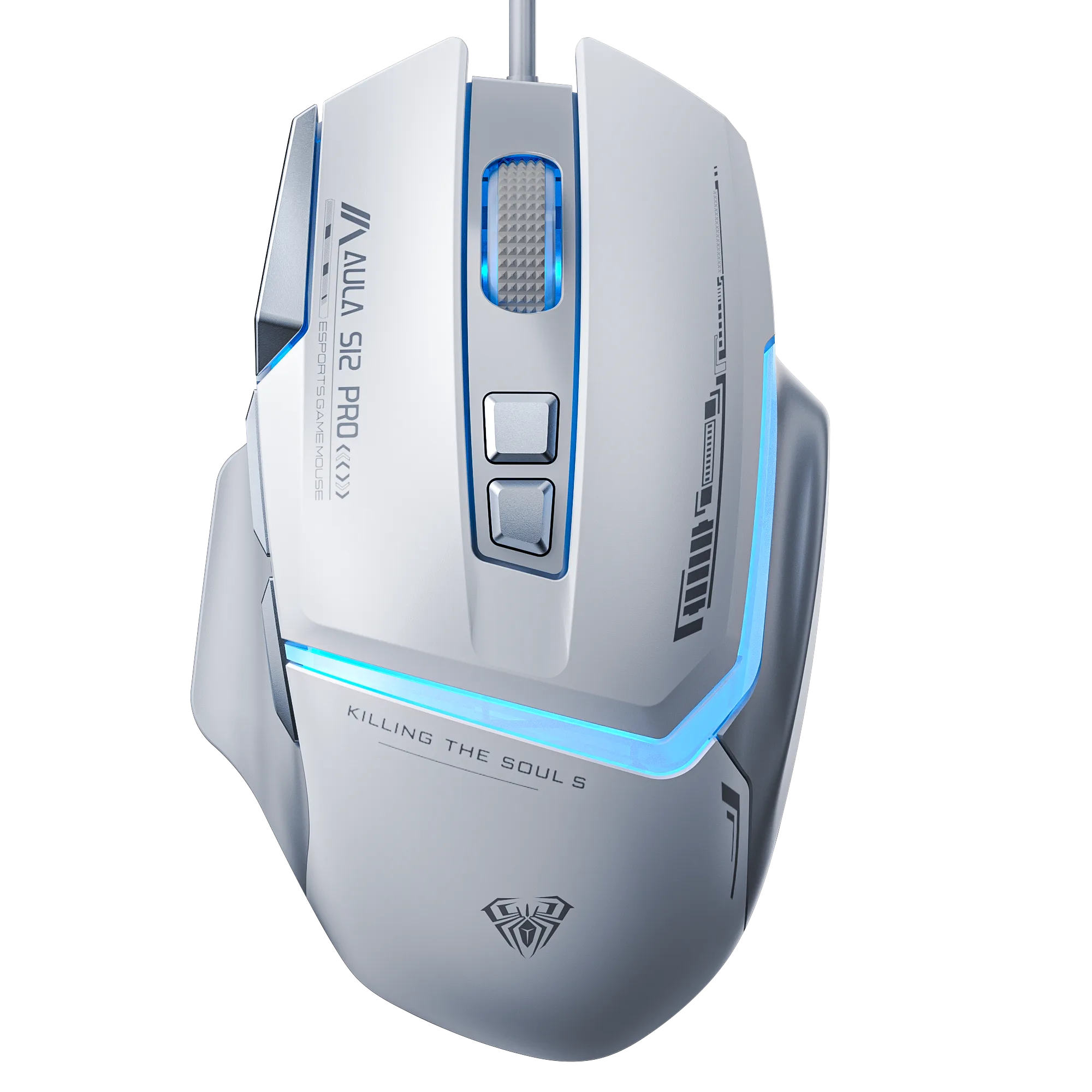 Mouse AULA S12 Pro Wired White - Imagen 3