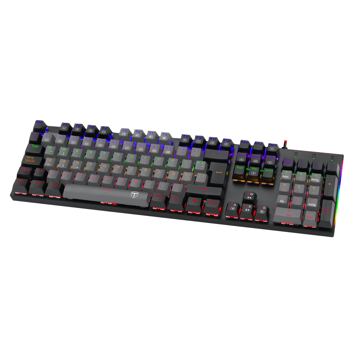 Teclado Mecanico T-DAGGER Naxos Grey / Black - Imagen 2