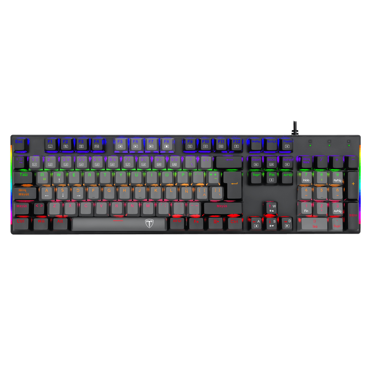 Teclado Mecanico T-DAGGER Naxos Grey / Black - Imagen 4