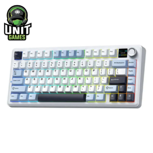 Teclado Mecanico Inalambrico AULA F75 Max Blue/White/Dark Purple Reaper