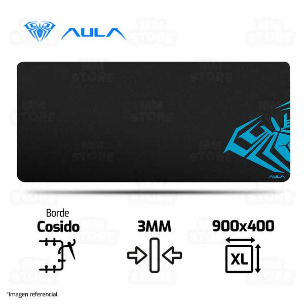 Mouse Pad AULA MP-XL  Extended Speed Black - Imagen 3
