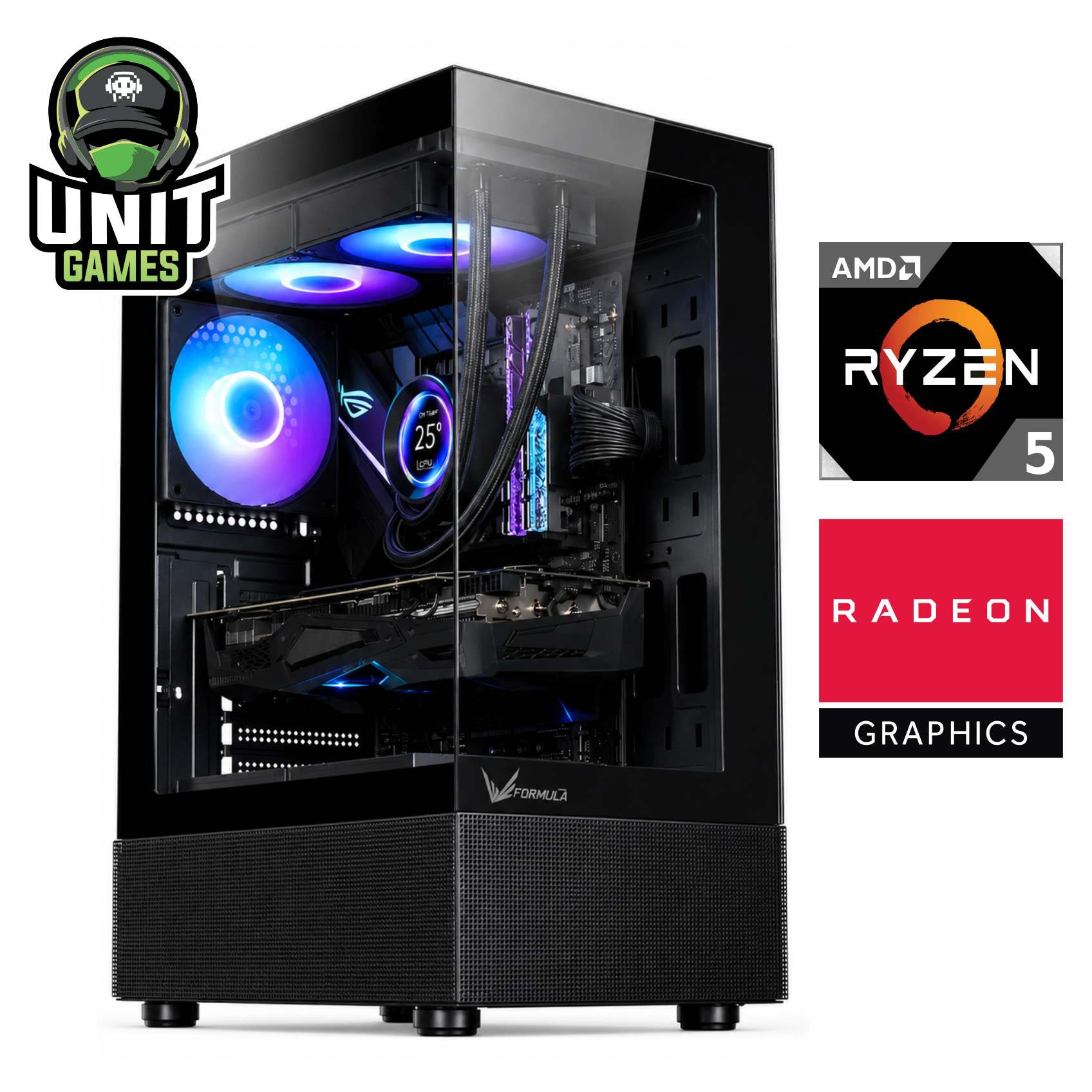 PC Gamers Ryzen 5 5500 con RX 6600 8GB !!! Promo !!!