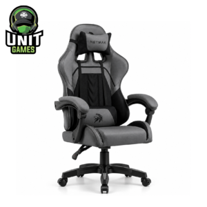 Silla Gamer NETMAK NM-SG902 Tela Gris GRIS