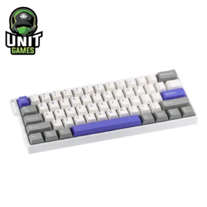 Teclado Magnetico AULA Win60HE Max White/Grey/Blue 8Hkz