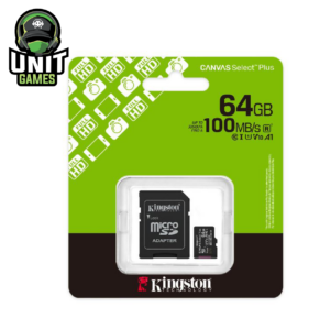 Memoria SD KINGSTON 64GB Canvas GO! Plus Gen3 CL10