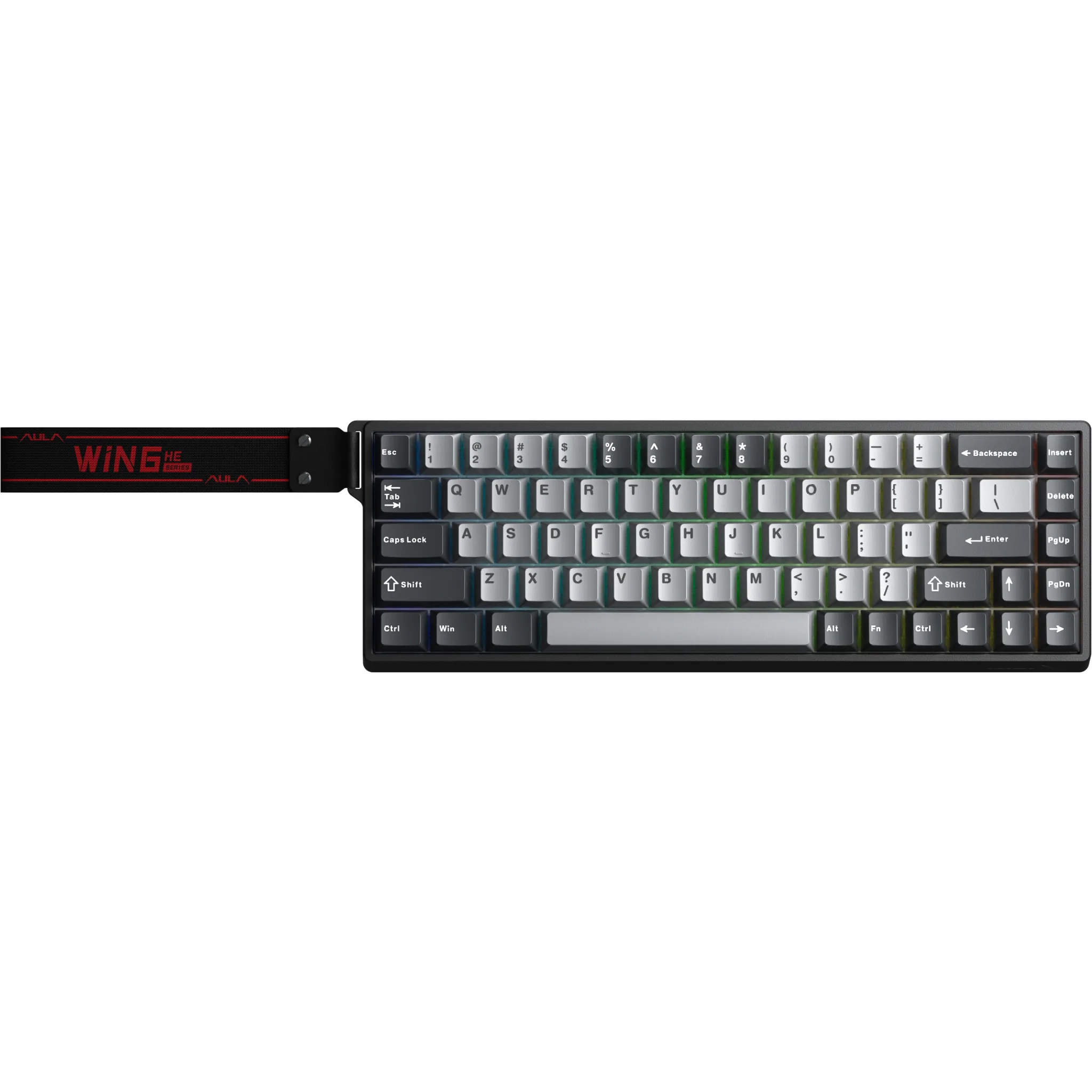 Teclado Mecanico AULA Win68HE Pro Light Grey/Dark Grey - Imagen 2