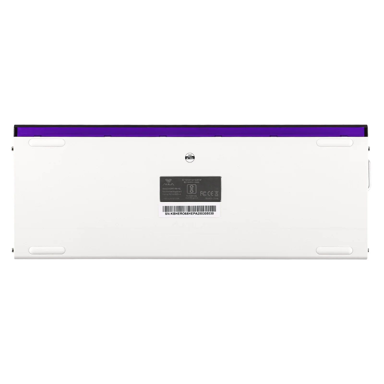 Teclado Magnetico AULA Hero 68HE White Sideprint - Imagen 8
