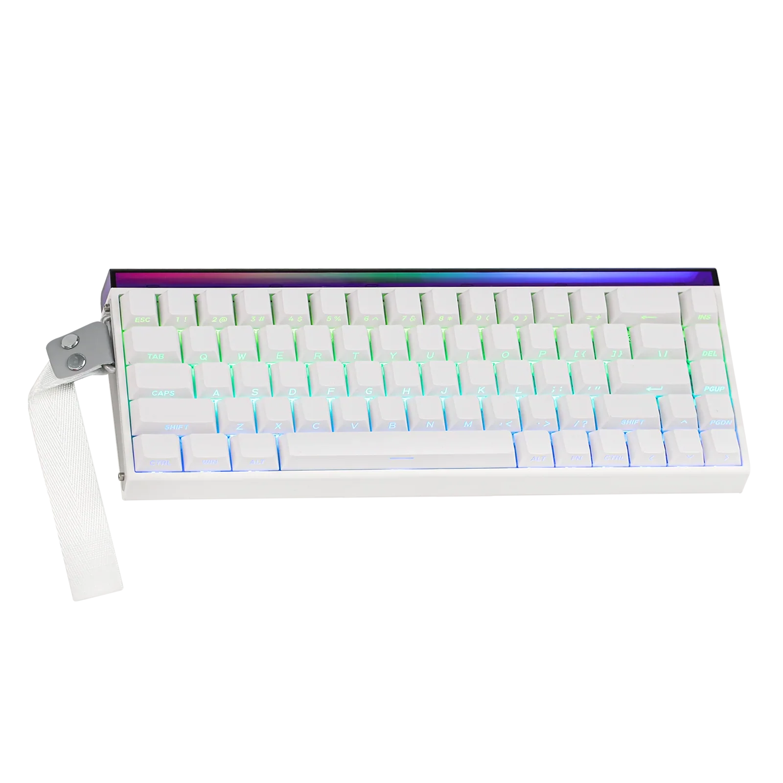 Teclado Magnetico AULA Hero 68HE White Sideprint - Imagen 3