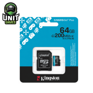 Memoria SD KINGSTON 64GB Canvas GO! Plus Gen3 A2
