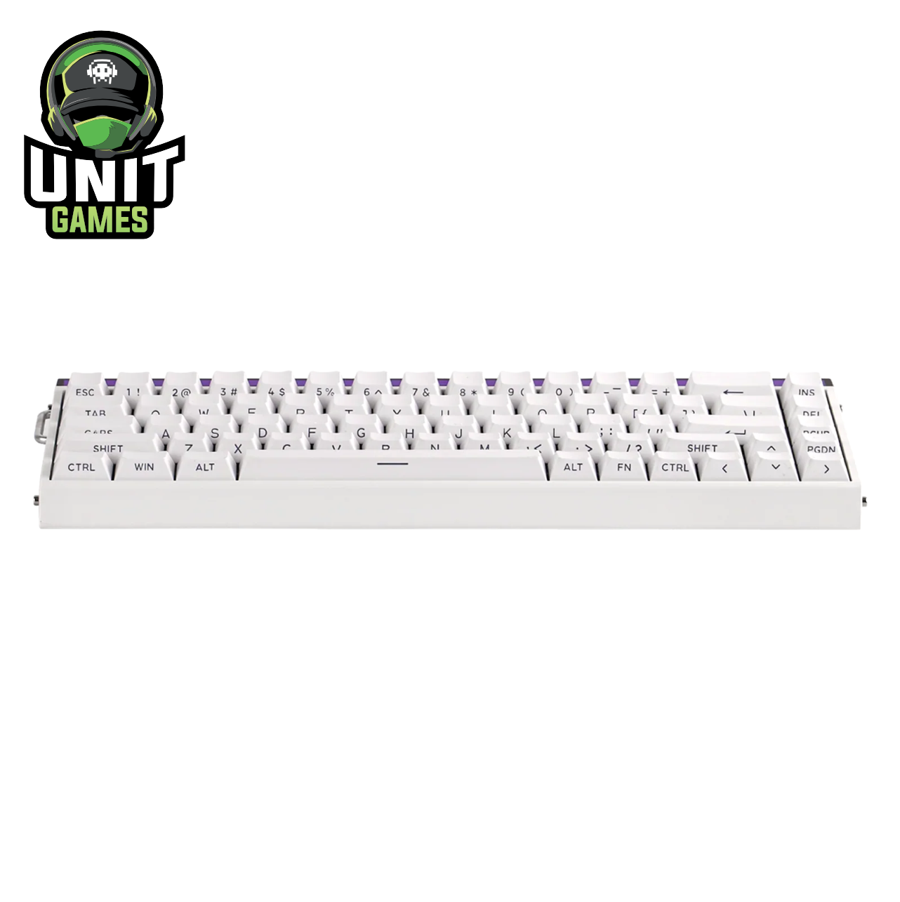 Teclado Magnetico AULA Hero 68HE White Sideprint